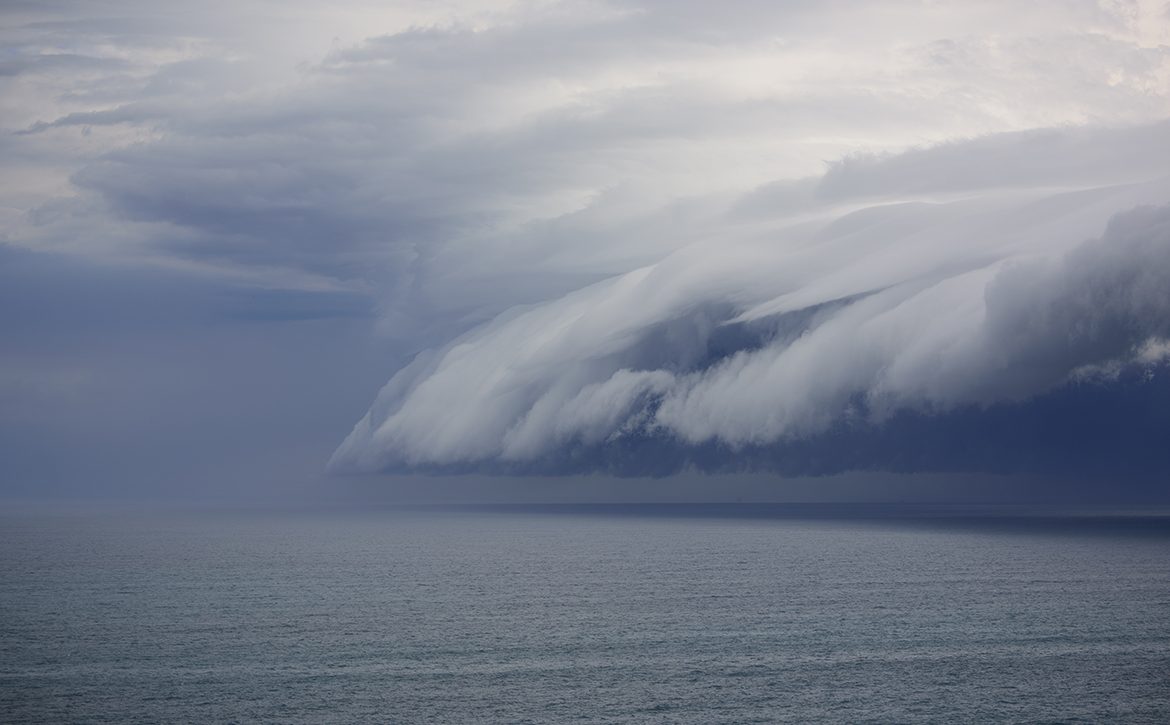 Epic supercell shelf cloud, famous storm Sydney, Australia
